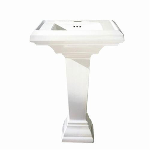 American Standard 0790.800 Vitreous China Pedestal Sink- 8